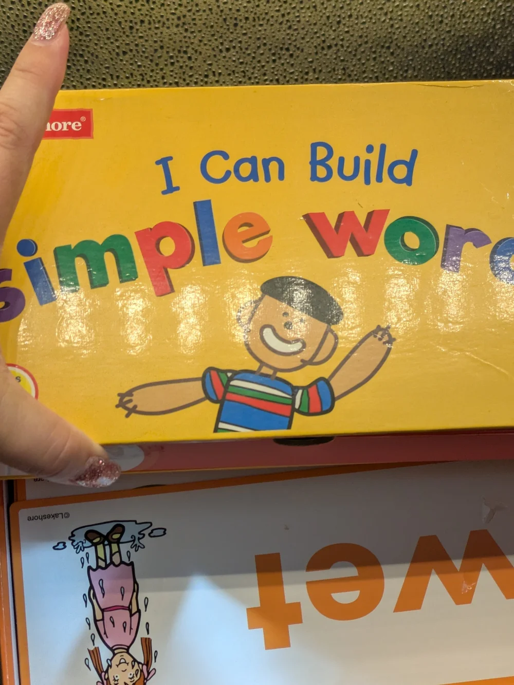I Can Build Simple Words Kids Learning Game - Yellow